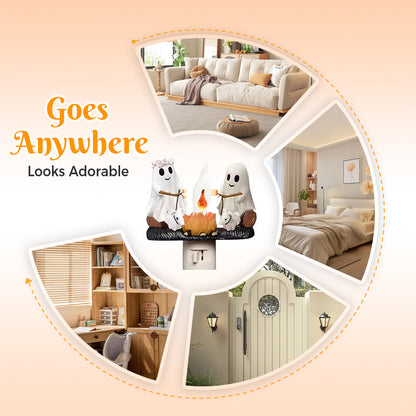Cute Ghost Campfire Decorative Night Light