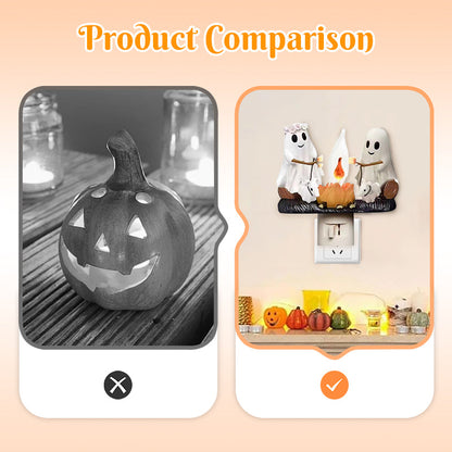 Cute Ghost Campfire Decorative Night Light