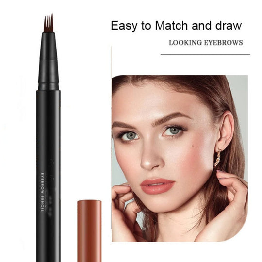 4D vodootporna rašljasta olovka za obrve