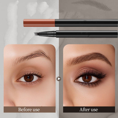 4D Waterproof Forked Eyebrow Pen