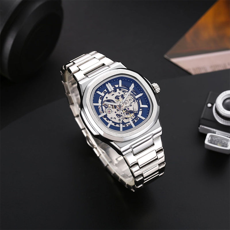 🔥Muški elegantni poslovni sat s skeletnim brojčanikom