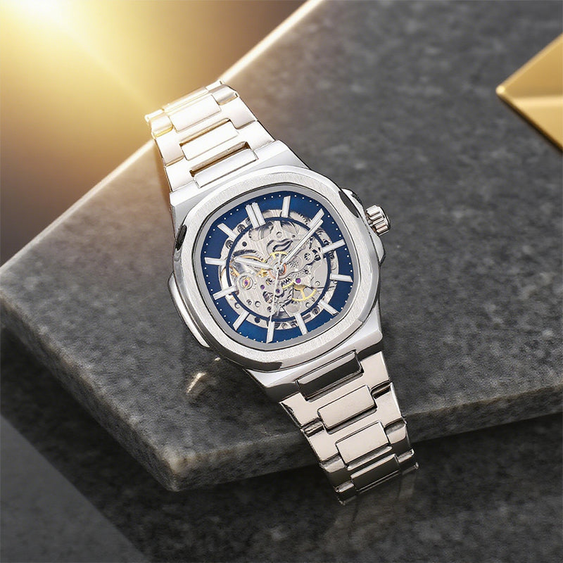 🔥Muški elegantni poslovni sat s skeletnim brojčanikom