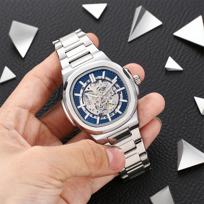 🔥Muški elegantni poslovni sat s skeletnim brojčanikom