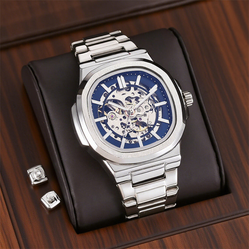 🔥Muški elegantni poslovni sat s skeletnim brojčanikom