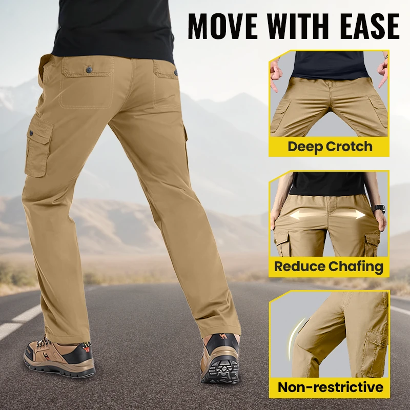 👖 Men's Multi-Color Durable Pants—Multi-pocket relaxed fit, designed for outdoor leisure and work