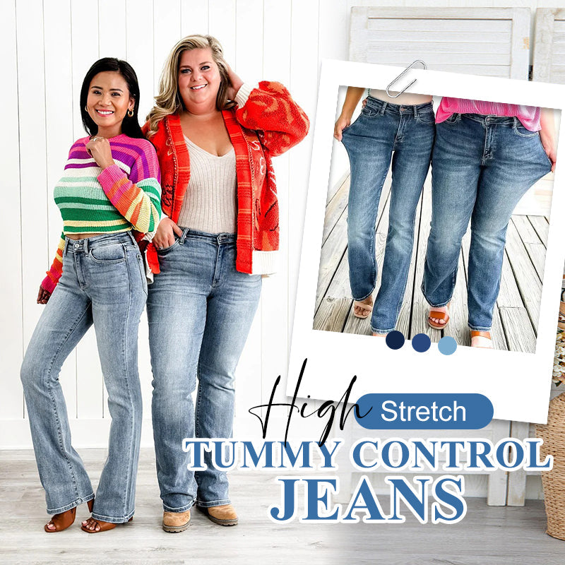 👖 60% OFF NOW! ✨ High Stretch Tummy Control Jeans - Sculpting Waist Technology with Comfortable Fit for All-Day Wear 🌟🛍️