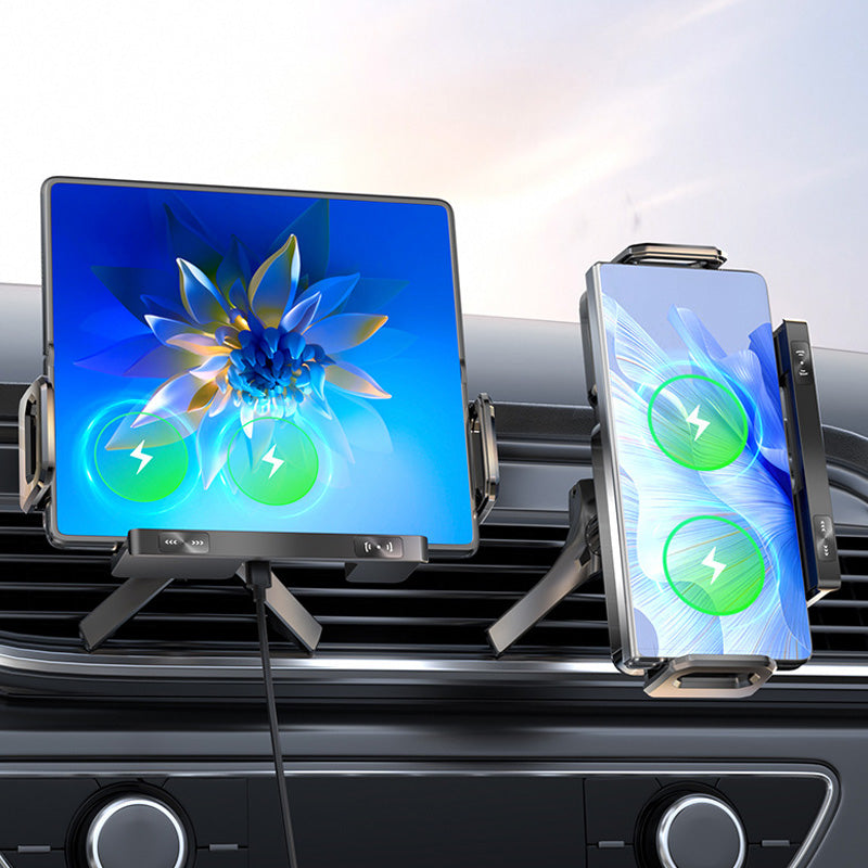 Dual-Coil draadloos opladen autotelefoonhouder