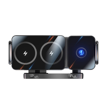 Dual-Coil Wireless Charging Car Phone Mount