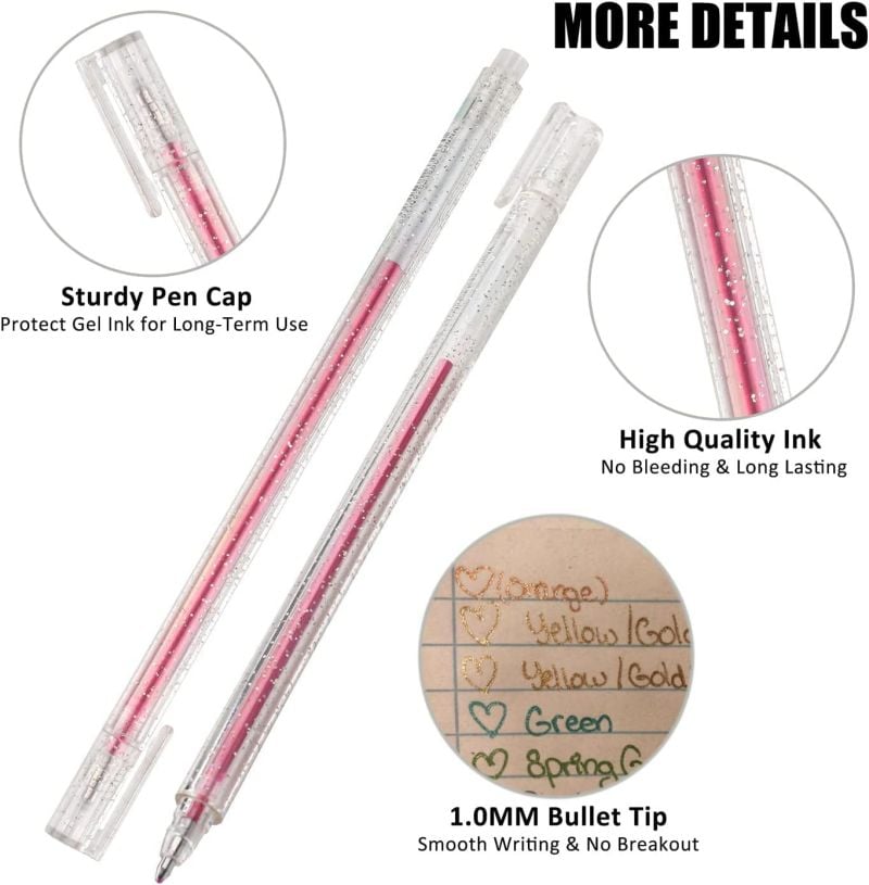 🔥LAST DAY SALE ONLY ￡9.99!!✨50K+ SOLD!🎁Glitter Gel Pen Set