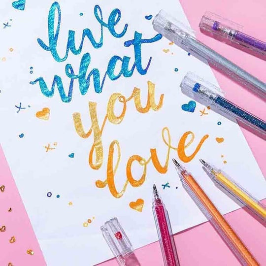 🔥LAST DAY SALE ONLY ￡9.99!!✨50K+ SOLD!🎁Glitter Gel Pen Set