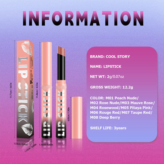 Mat vodoodporna kotna šminka za ustnice