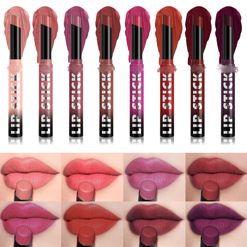 Mat vodoodporna kotna šminka za ustnice