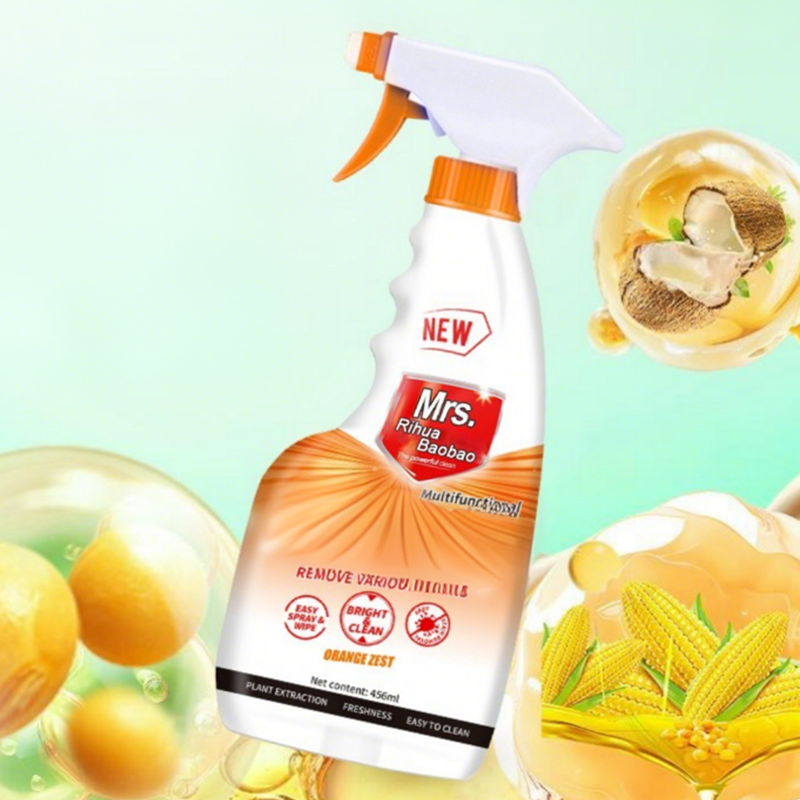 Večnamensko učinkovito razpršilo za odstranjevanje madežev