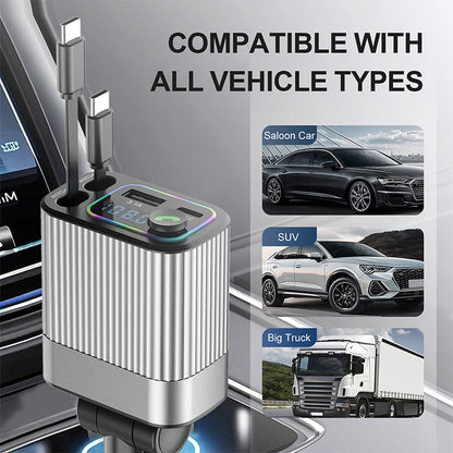2-In-1 Charger & Car Bluetooth Player