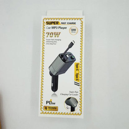 2-In-1 Charger & Car Bluetooth Player