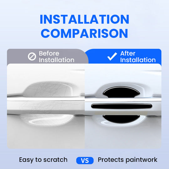 8PCS Car Door Handle & Bowl Scratch Protector Kit