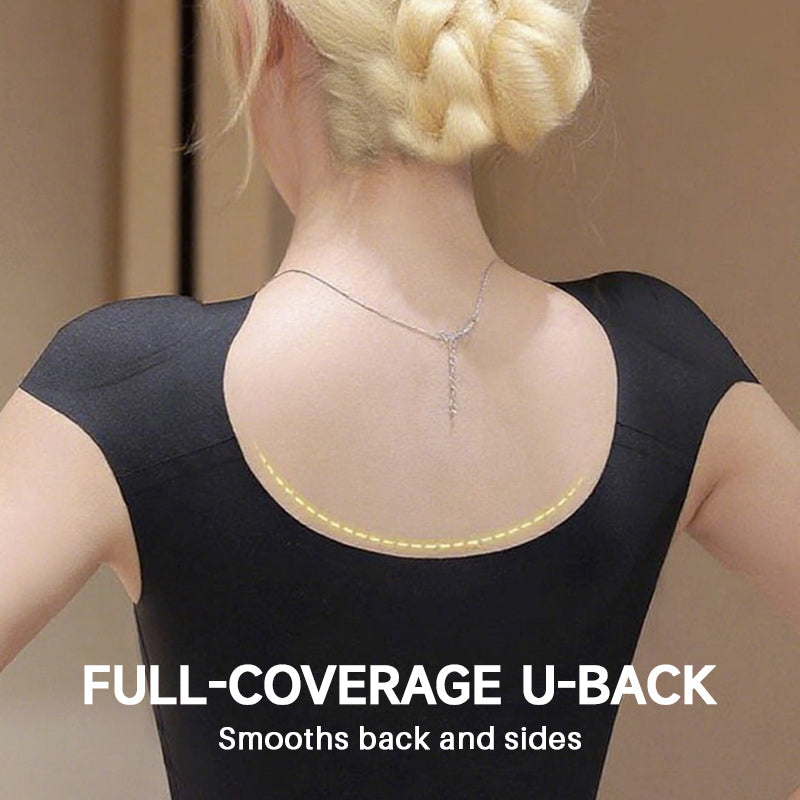 Dámska bezšvová spodná bielizeň 2 v 1 so vstavaným ramenným chráničom