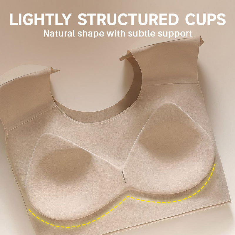 Dámska bezšvová spodná bielizeň 2 v 1 so vstavaným ramenným chráničom