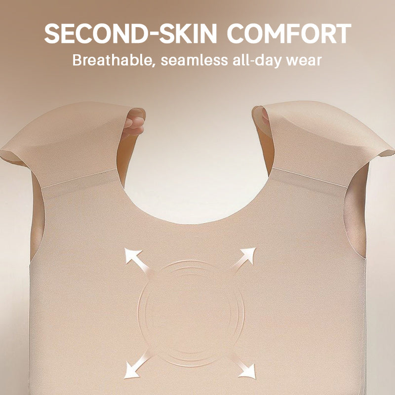 Dámska bezšvová spodná bielizeň 2 v 1 so vstavaným ramenným chráničom