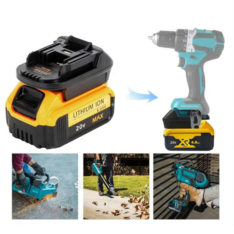 🔋 TERAZ 50% ZĽAVA! ⚡ 18V adaptér na lítiovú batériu – univerzálna kompatibilita s elektrickým náradím, ľahký a s dlhou životnosťou 🛠️📦