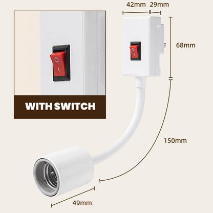 🌞High Power Bath Light Socket with Switch🌞
