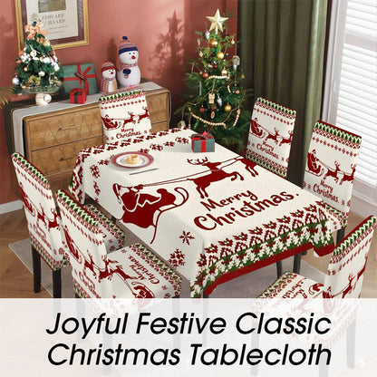 🎄Joyful Festive Classic Christmas Tablecloth🎅