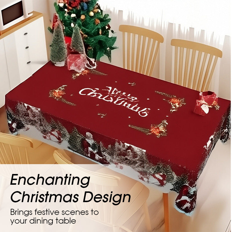 🎄Joyful Festive Classic Christmas Tablecloth🎅