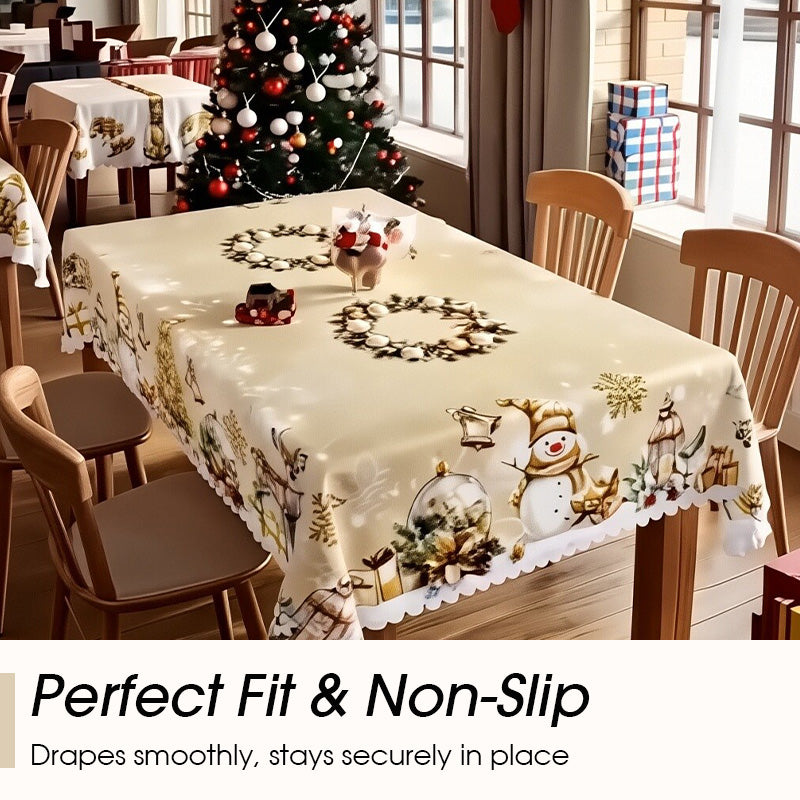 🎄Joyful Festive Classic Christmas Tablecloth🎅