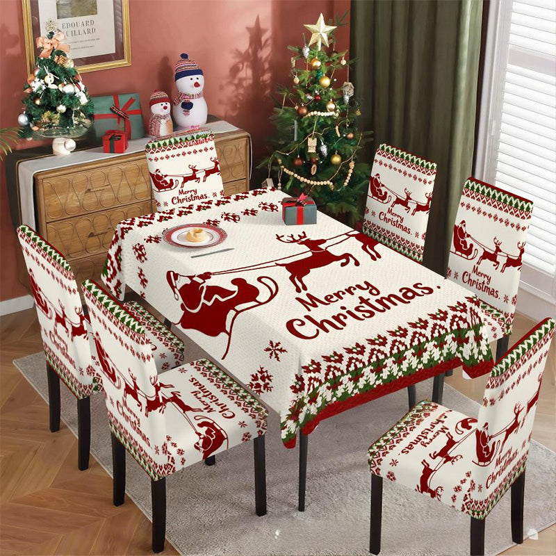 🎄Joyful Festive Classic Christmas Tablecloth🎅