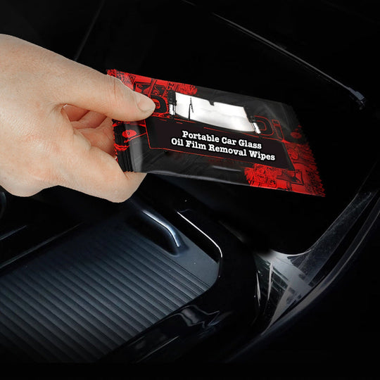 Portable Car Glass Oil Film Removal Wipes