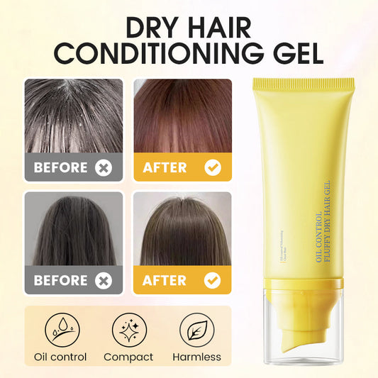💓Fight oil, boost volume! 💓Dry Hair Conditioning Gel