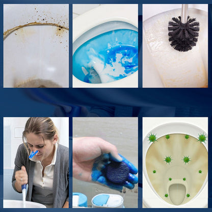 🍋 BUY 1 GET 1 FREE! ✨ Lemon Scent Toilet Bowl Cleaner Tablets - Effervescent Stain Removal with 7-Day Freshness & Antibacterial Protection 💦🚽