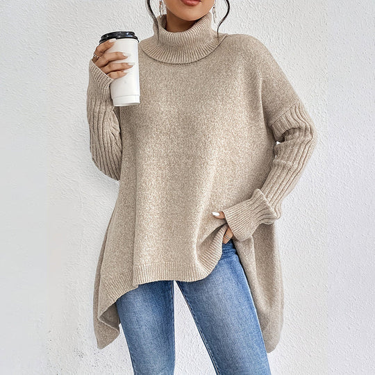💖LAST DAY PROMOTION - 50%OFF 💖 Women’s Fashion Solid Color Turtleneck Sweater