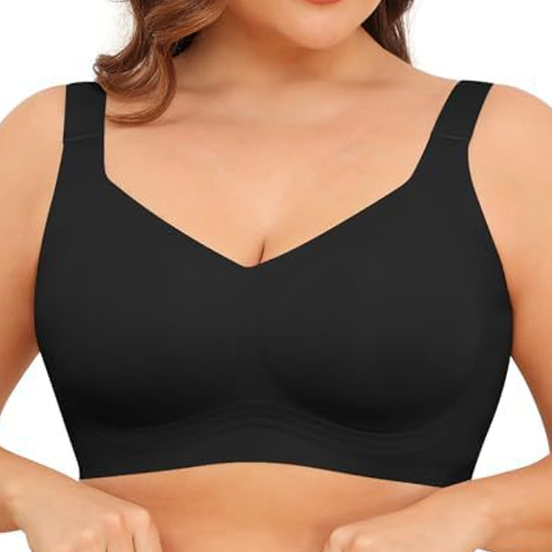 👙Women's Seamless Full Coverage Wireless Bra - Ultra-Soft Support & Invisible Comfort for Everyday Wear 🌸
