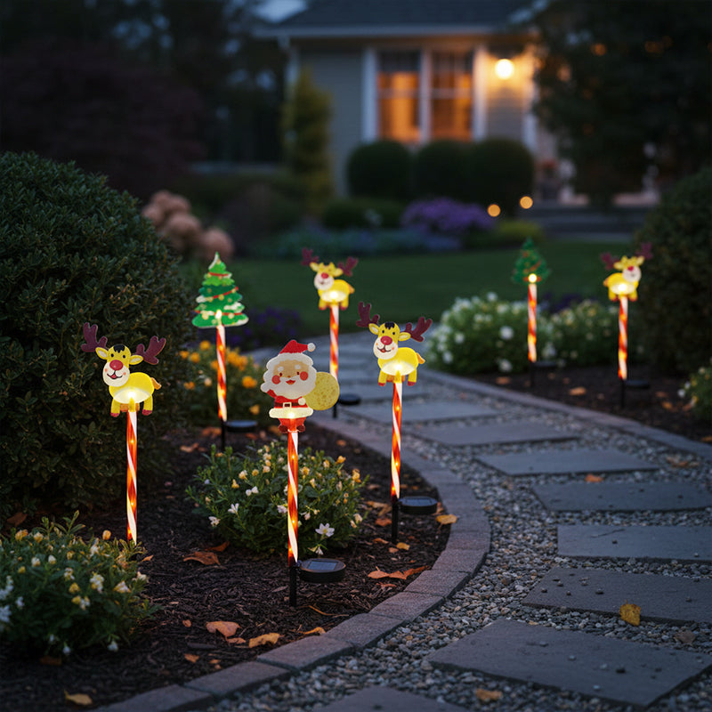 🎄🎁6-Pack Solar Christmas Decorative Lights