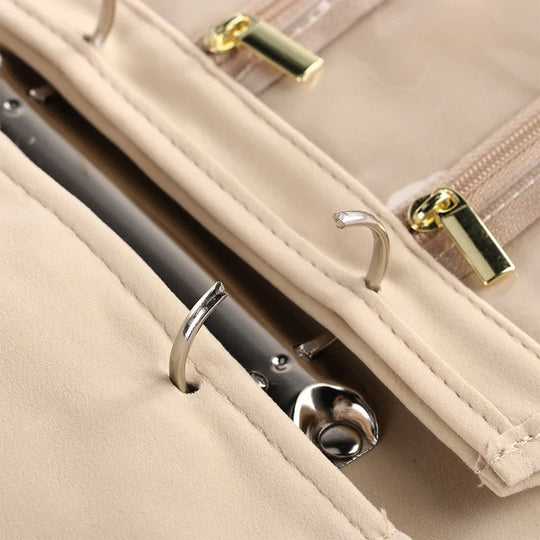 Bolsa elegante portátil para armazenamento de joias xadrez