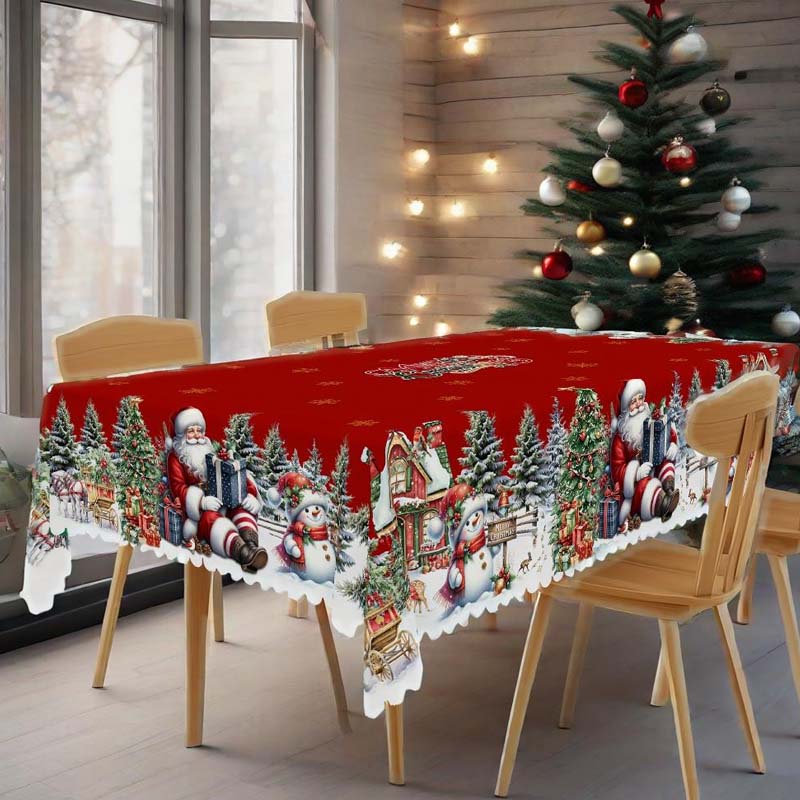Christmas Tablecloth for Decor