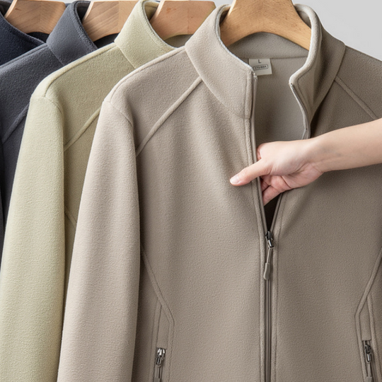 Męska kurtka o swobodnym kroju, z pluszową podszewką