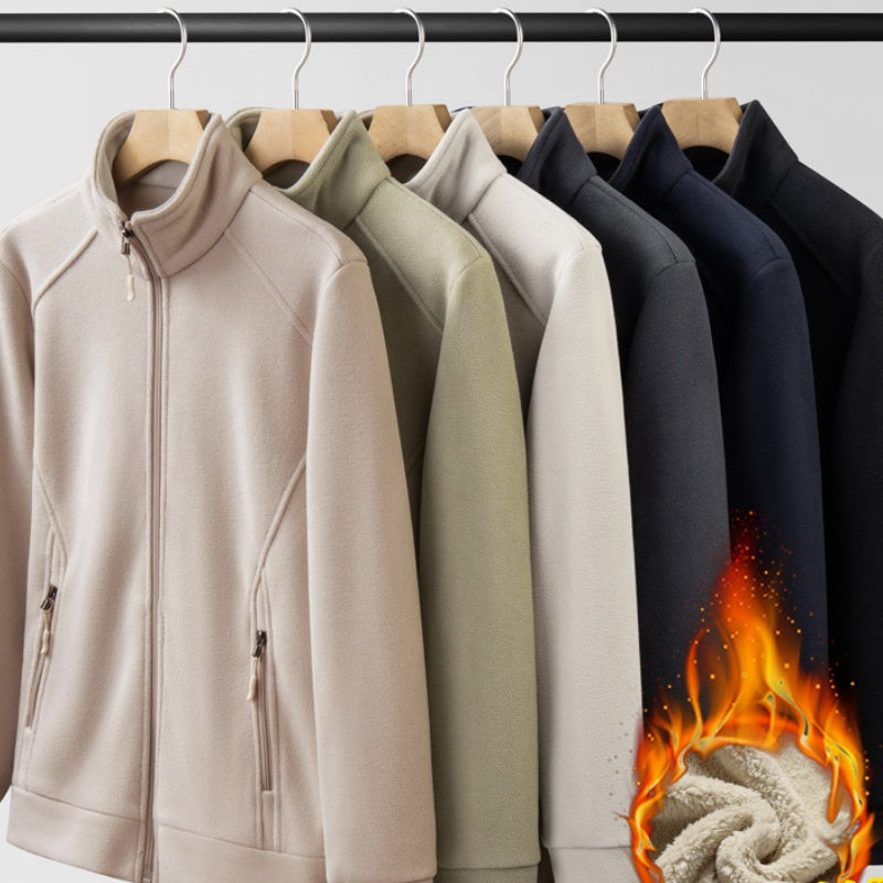 Men's Relaxed-Fit Casual Plush-Lining Jacket