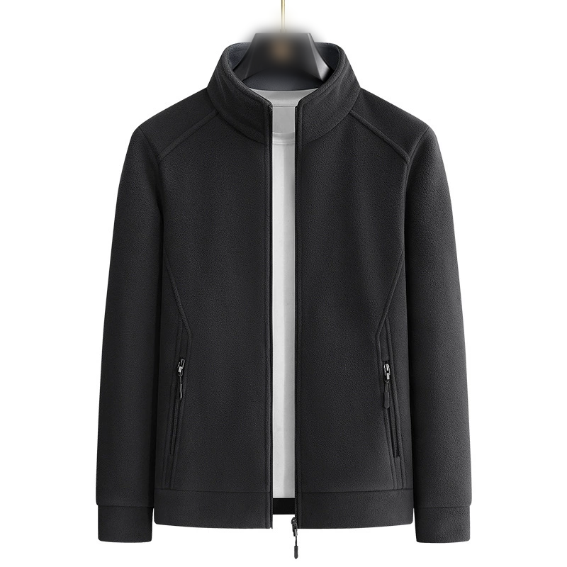 Męska kurtka o swobodnym kroju, z pluszową podszewką