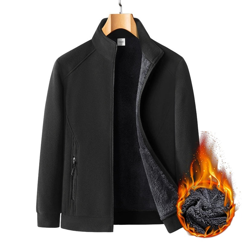 Men's Relaxed-Fit Casual Plush-Lining Jacket