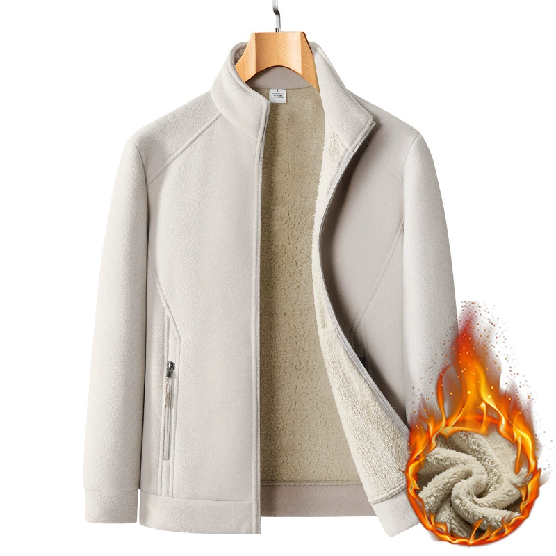 Men's Relaxed-Fit Casual Plush-Lining Jacket