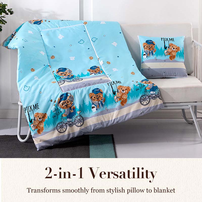 2-in-1 Stylish Soft Convertible Pillow Blanket