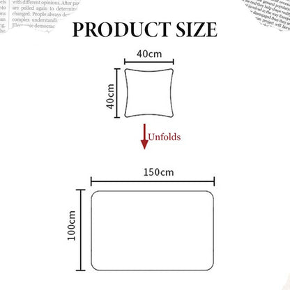 2-in-1 Stylish Soft Convertible Pillow Blanket