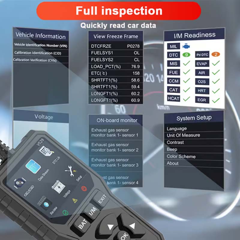 🔥OBD2 Professional Diagnostic Scanner Tool