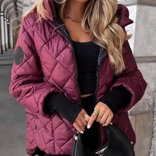 💜LAST DAY PROMOTION - 50%OFF💜Women's casual cotton hooded jacket