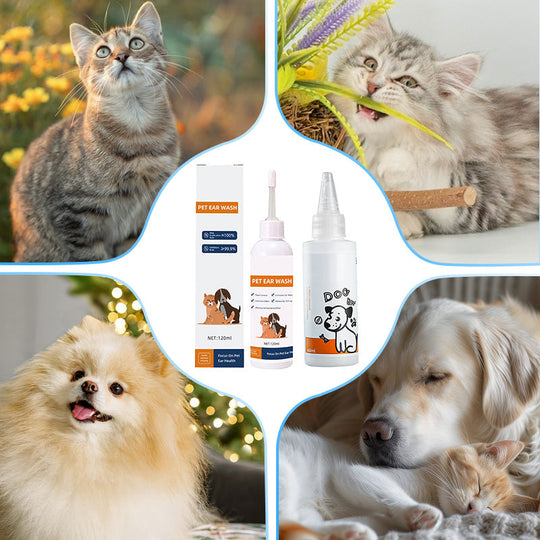 🐾 KOOP 2, KRIJG 1 GRATIS! ✨ Oorreiniger voor huisdieren - Milde formule met verzachtende aloë vera voor honden en katten, voorkomt infecties en geurtjes. 🌿👂