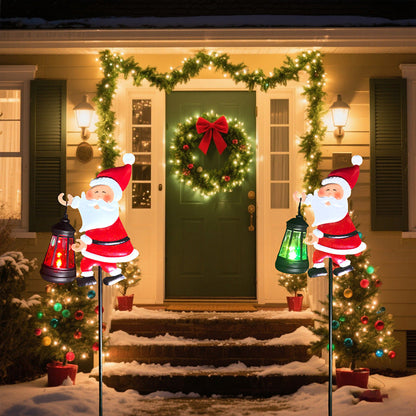 🎉Last Day Promotion 50% OFF🎅Solar-Powered Santa Claus Garden Stake Light