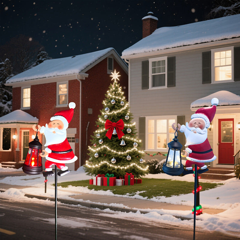 🎉Last Day Promotion 50% OFF🎅Solar-Powered Santa Claus Garden Stake Light