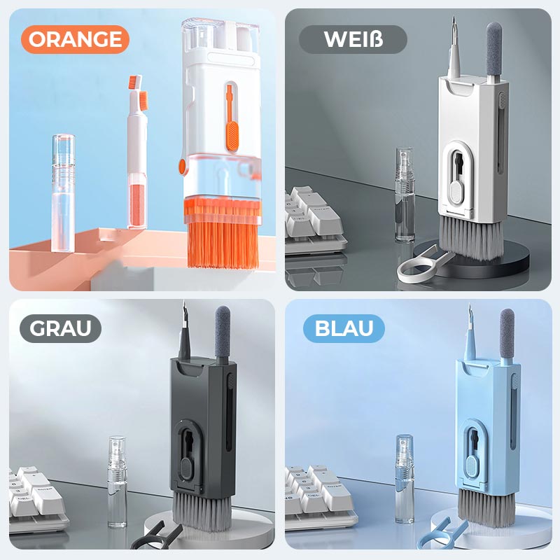 Kit de limpeza multifuncional 8 em 1